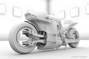 Concept - Red motorbike 1 (AO)