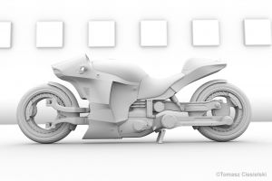 Concept - Red motorbike 2 (AO)