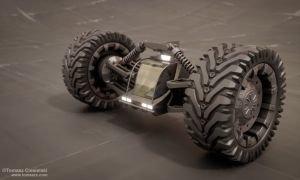 Uniaxial vehicle 1