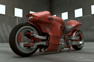 Concept - Red motorbike 1
